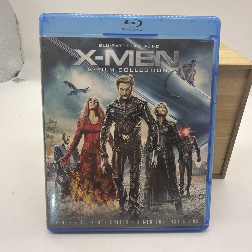 X-Men 3-Film Collection Blu-ray Trilogy Marvel Movie Set 786936887129